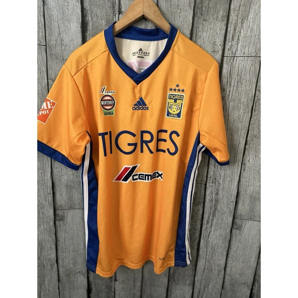 Football Jersey FC Tigres de la UANL Home 2019/2020 Adidas Mexico Uni